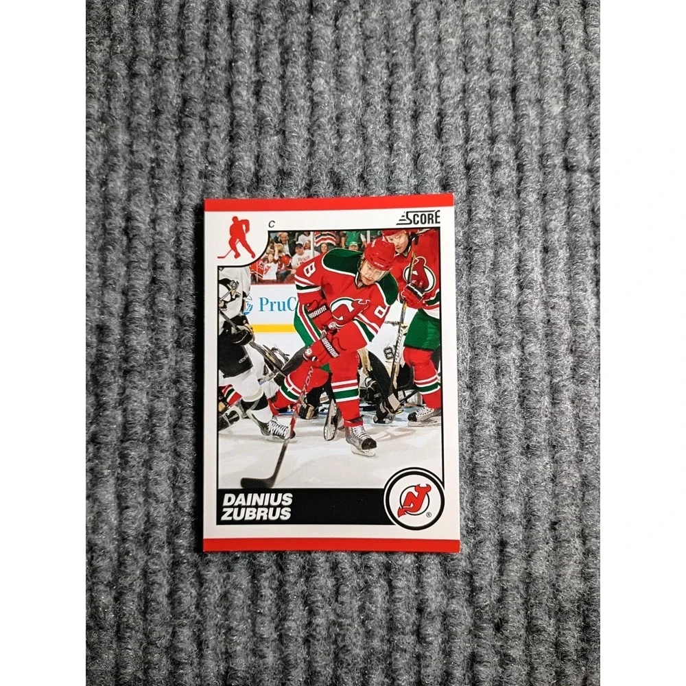 2010 Score New Jersey Devils Dainius Zubrus Hockey Card #297